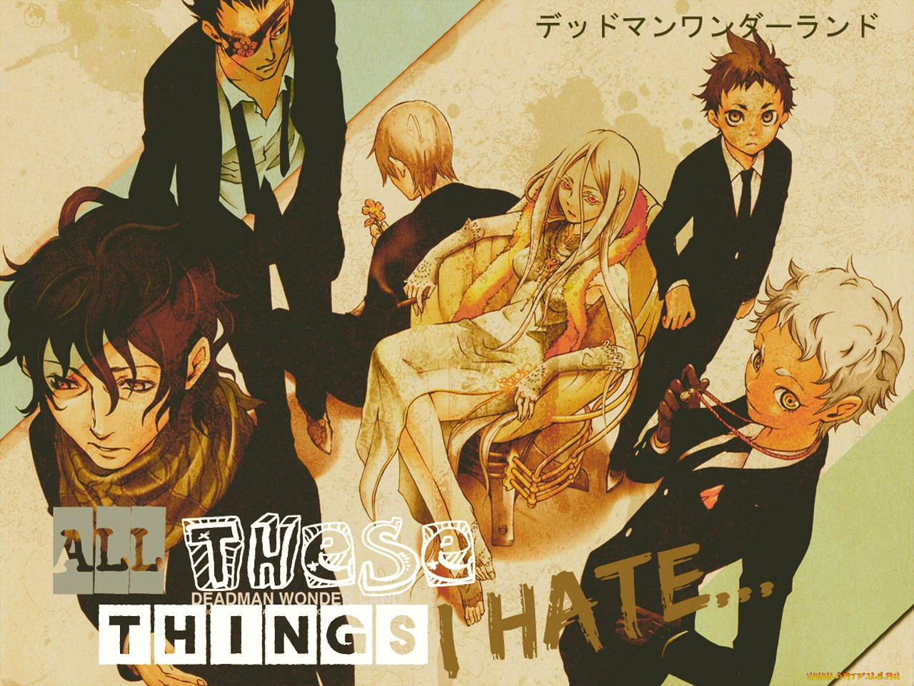 deadman, wonderland, , igarashi, ganta, shiro, senji, kiyomasa, takami, yoh, karako, koshio